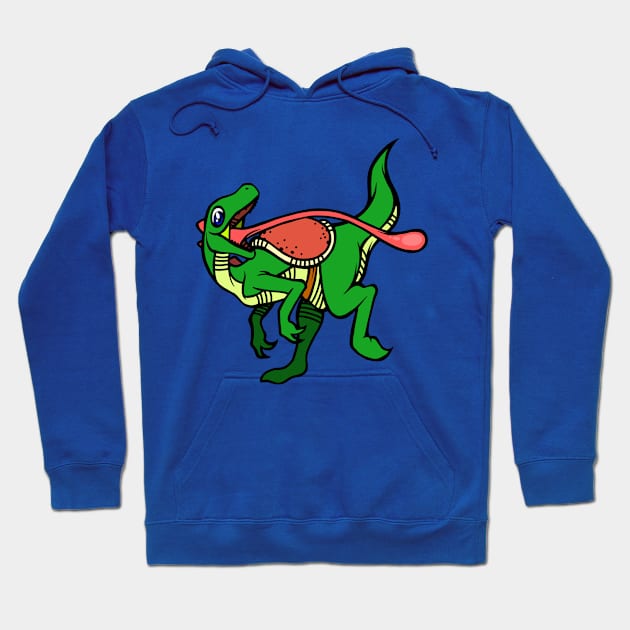 Dino Mount Hoodie by ArtisticDyslexia